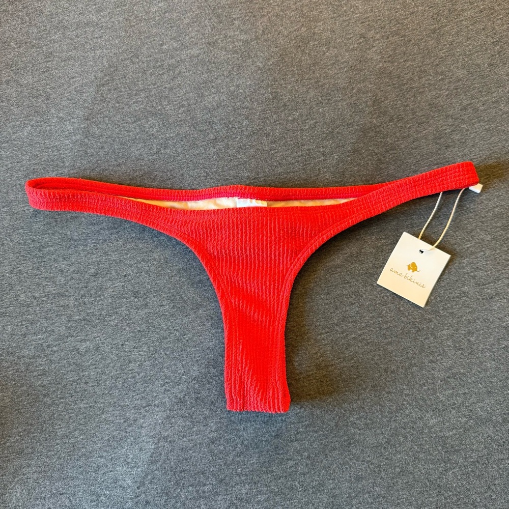 Stylish Red Bikini Bottom by [Brand]